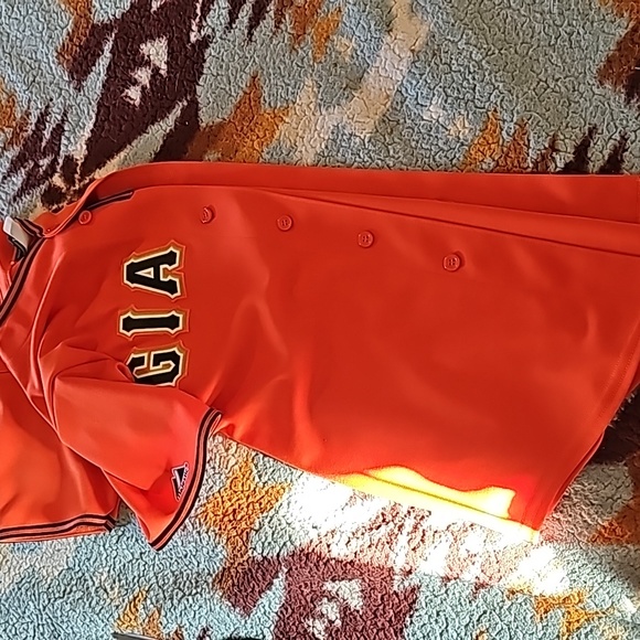 AWESOME VINTAGE SANDOVAL GIANTS BASEBALL BUTTON DOWN SHIRT - Picture 14 of 15